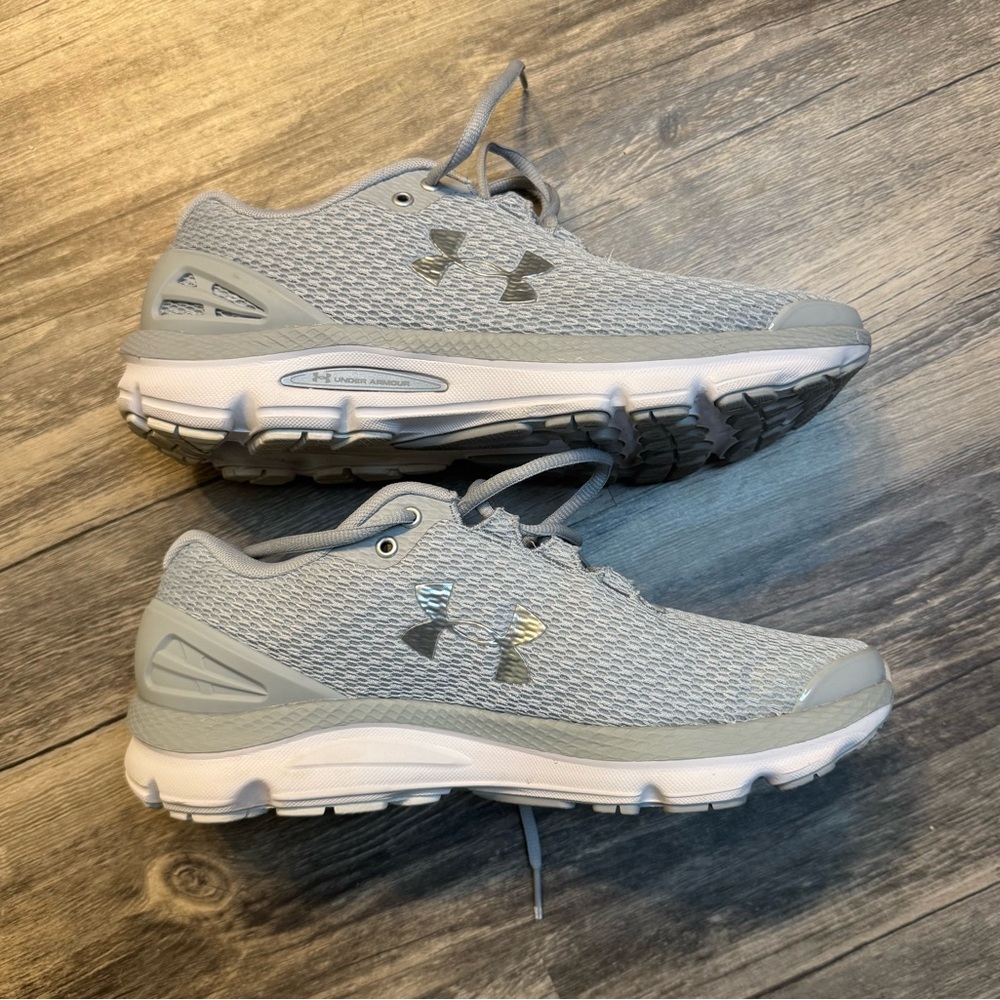 Under Armour Gray Athletic Shoes